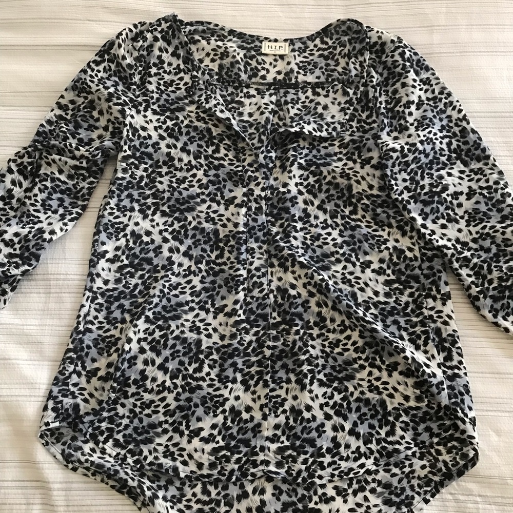Leopard tunic top